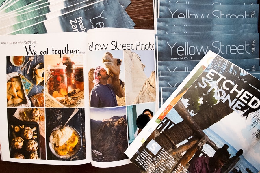 New Promotional Pieces for Yellow Street Photos Travel Photography