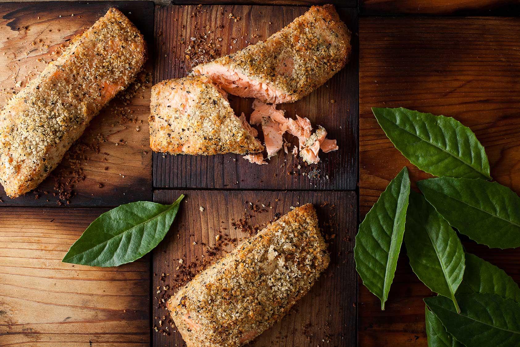 Crusted Salmon On Cedar Planks Food Photography We Eat Together