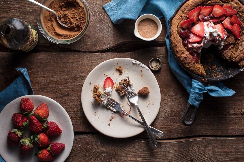 Strawberry Gingerdoodle Shortcake food photography we eat together