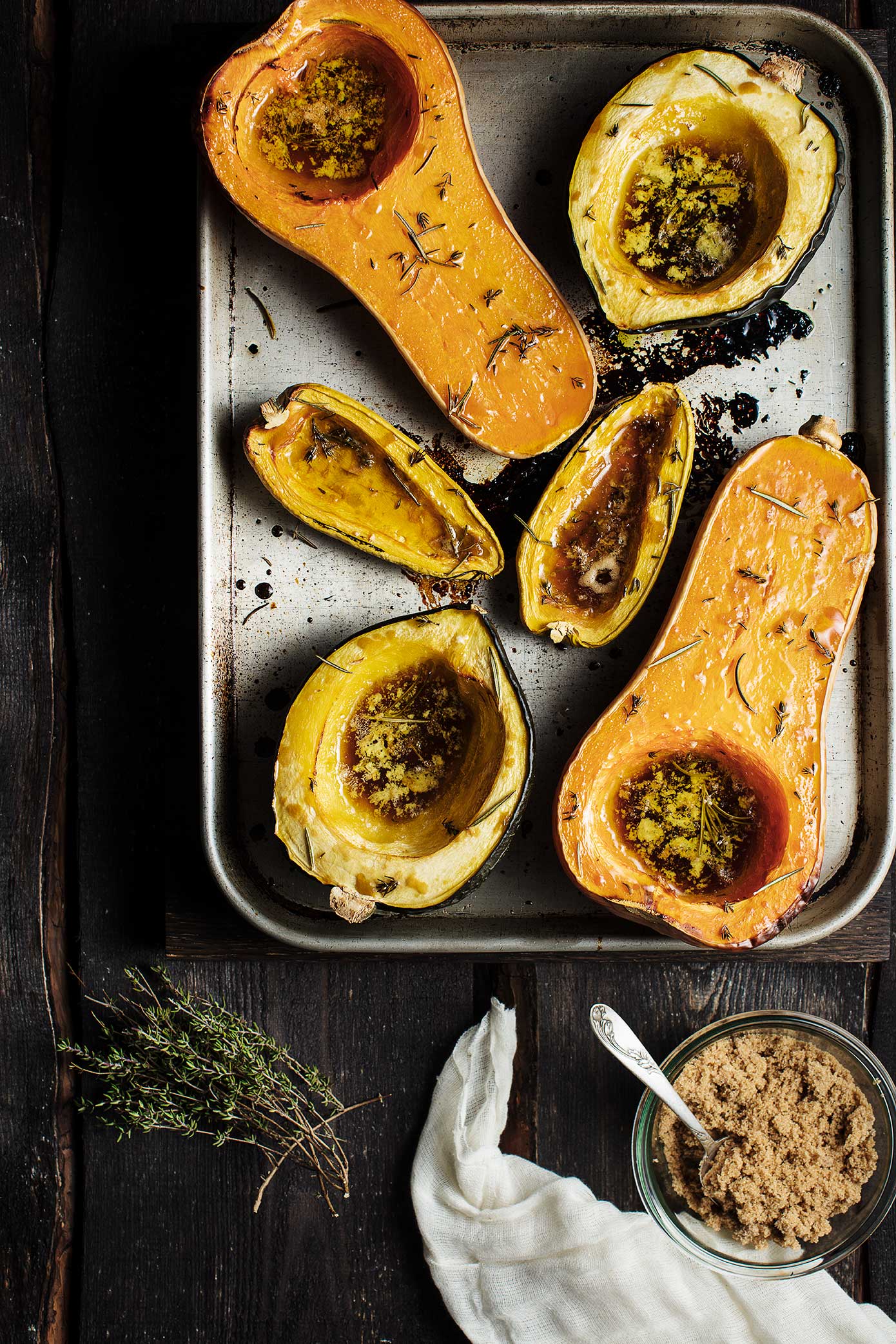 Winter Squash Flat Lay Food Photography We Eat Together
