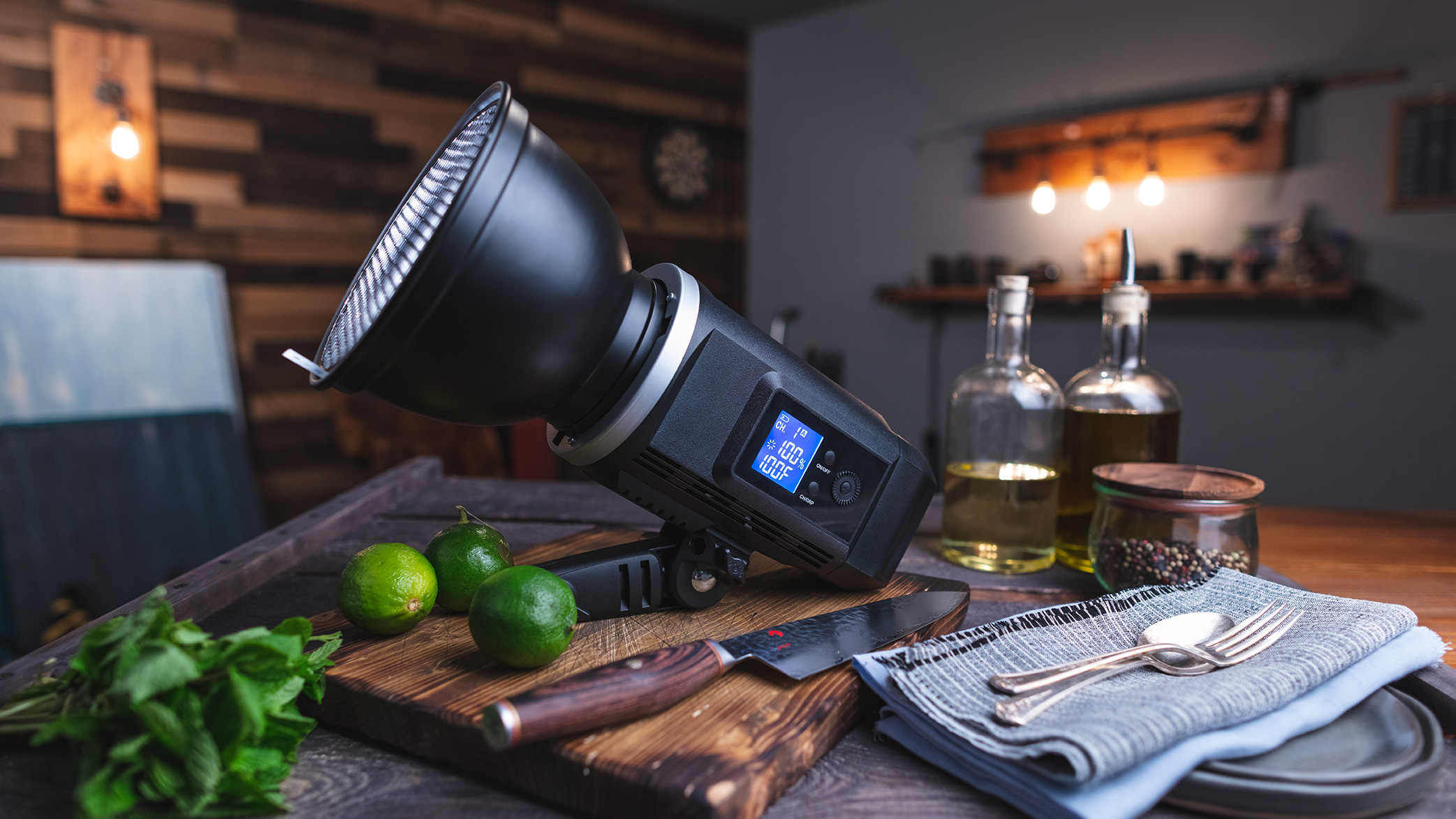 Godox SLB60 Constant LED Light For Food Photography 