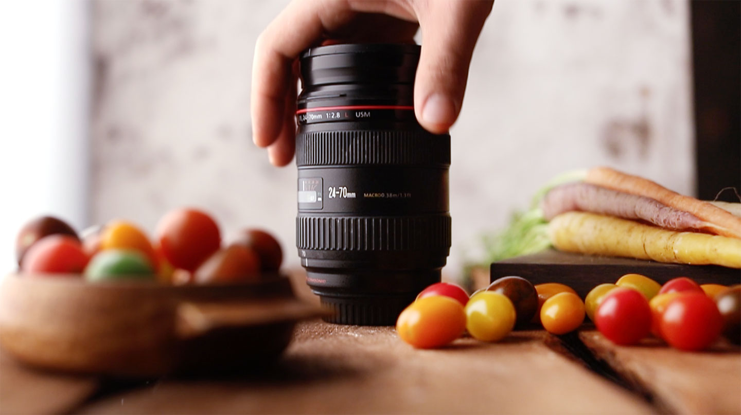 Canon 24-70mm Zoom Food Photography Lens 