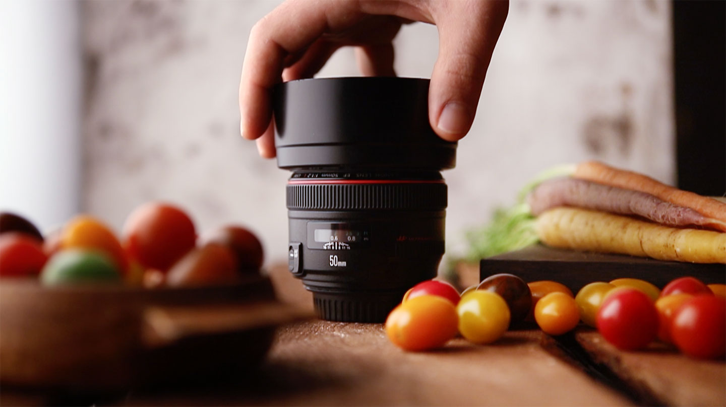 Canon 50mm Food Photography Lens 