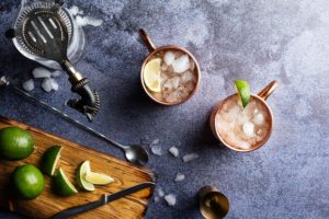 Cocktails on The Dark And Stormy WeEatTogether Food Photography Backdrop Collection